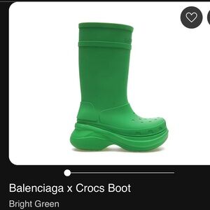 BalenciagaxCrocs Boots Size 7 Women’s perfect condition